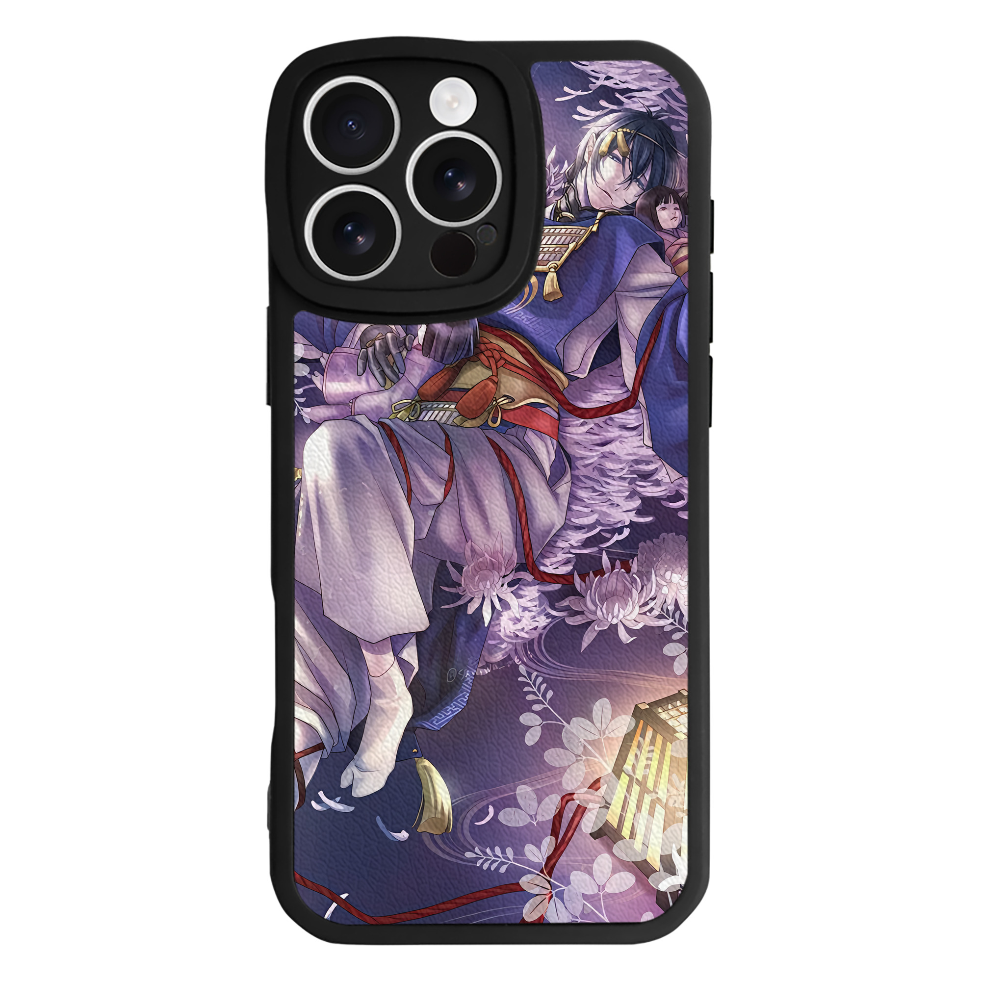 （画像用） 刀剣乱舞 Touken Ranbu 【iPhone 16シリーズ対応】シリコンスマホケース（レザー調） 材質：シリコン
